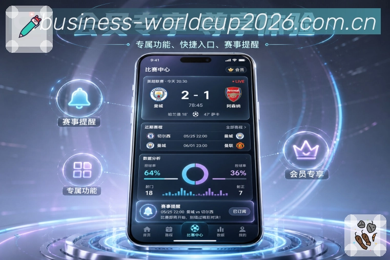 体育赛事 APP 访问界面